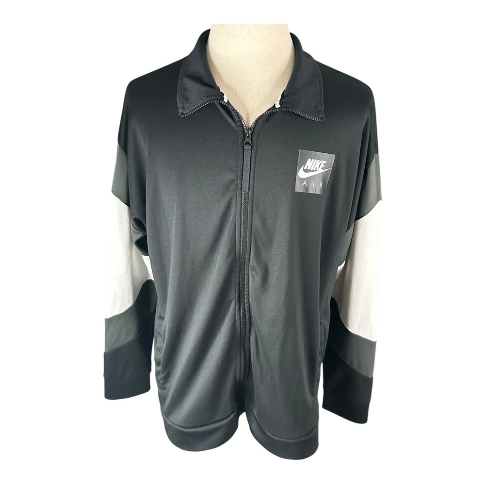 Nike Air‎ Track Jacket Mens XL Full Zip Polyknit Shacket Athleisure Athleticwear